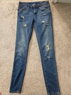 Blank NYC Medium Blue Distressed Skinny Jeans